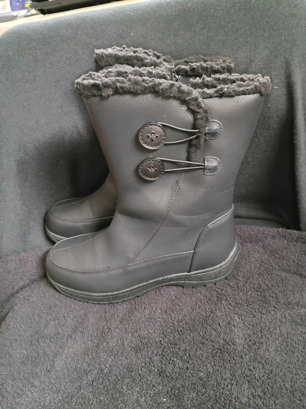 *BRAND NEW* Judith Sport Women's Black Faux-Fur Lined Winter Boots